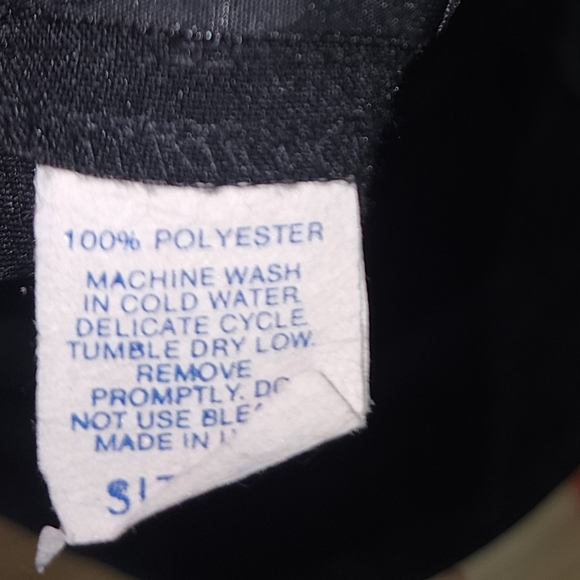 Space Girl-Z Clothing Black Polyester Short Shorts Side buttons M - Picture 8 of 9